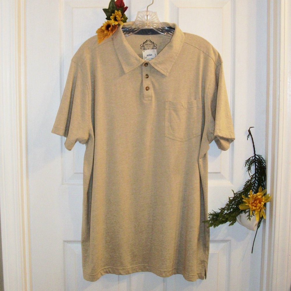 BRUNO New York Sz L Men's Polo Shirt NEW